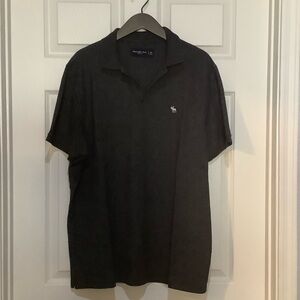 Abercrombie & Fitch Charcoal Polo Shirt